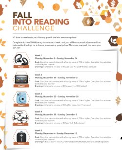 FALL INTO READING CHALLENGE 